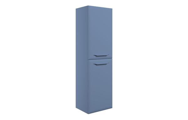 Stafford 400mm Wall Hung 2 Door Midi Boy Unit - Matt Misty Blue